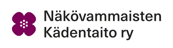 Näkövammaisten Kädentaito ry logo.